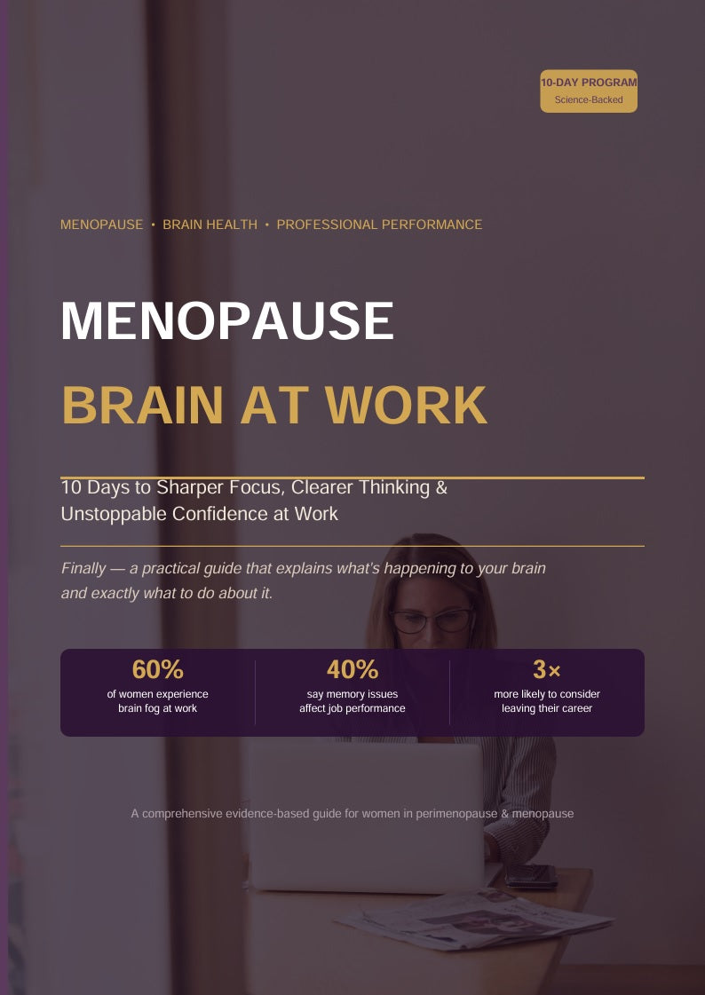 Menopause Brain At Work - 10-Day Professional Performance Guide